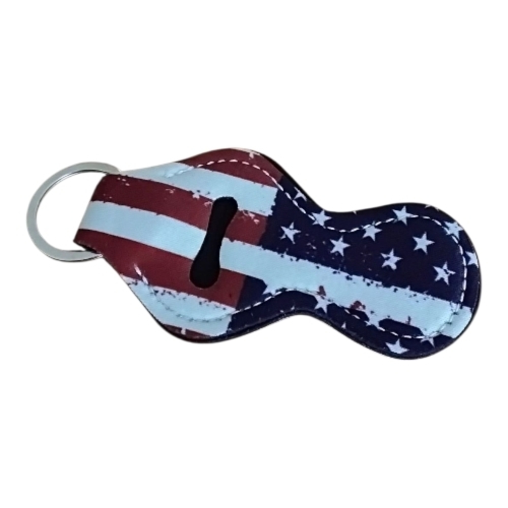 American Flag Patterned Keychain Holster